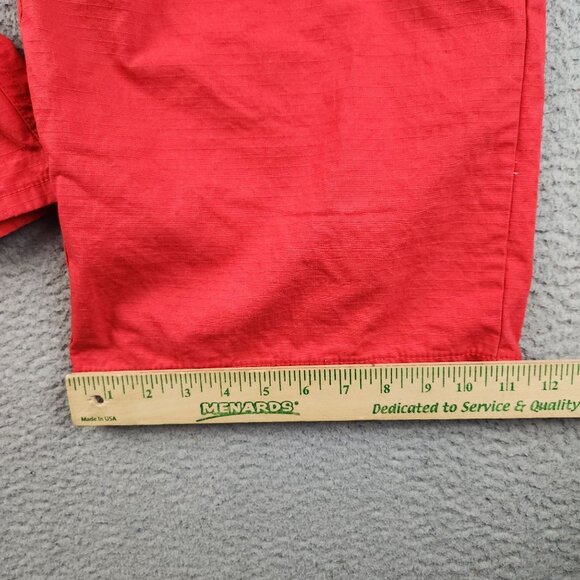 Vintage Enyce Shorts Mens Sz 32 Red Y2K Cargo Baggy Ripstop Hip Hop Loose Baggy - Picture 8 of 10